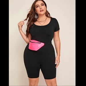 Plus size solid unitard without bag - NEW